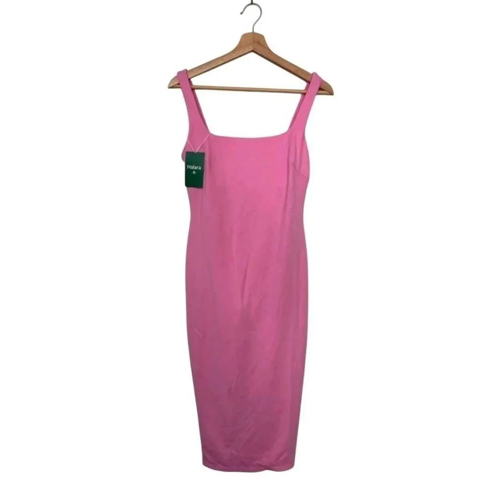Halara Baby Pink Midi Dress
